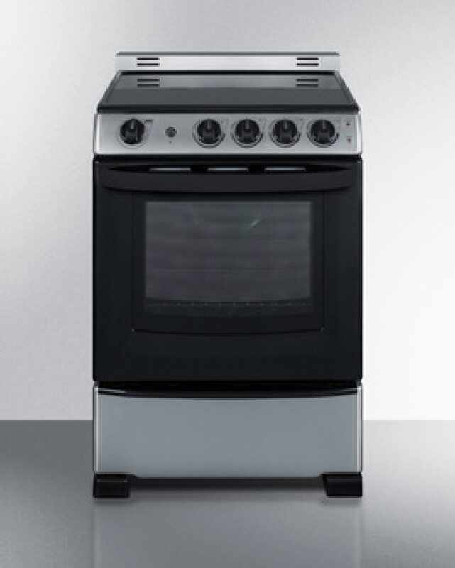 24" Wide Electric Smooth-Top Range REX2451SSRT3