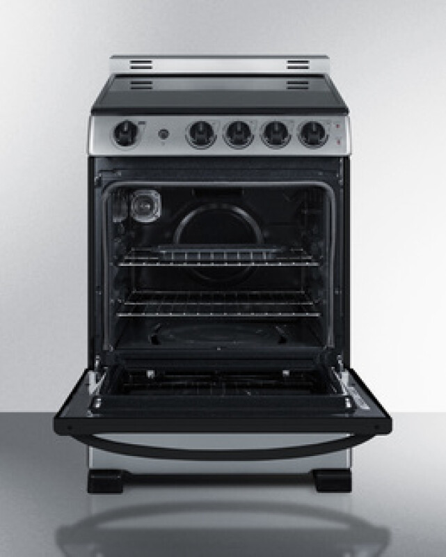 24" Wide Electric Smooth-Top Range REX2451SSRT3