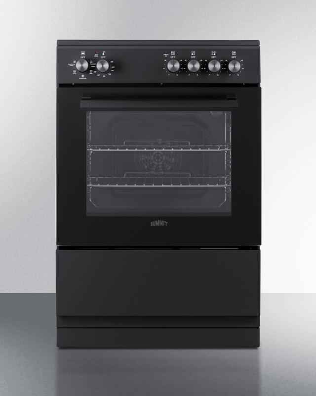 24" Wide Electric Smooth-Top Range REXT24BL