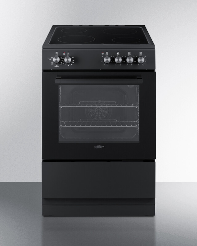24" Wide Electric Smooth-Top Range REXT24BL