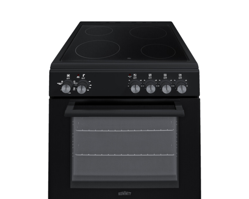 24" Wide Electric Smooth-Top Range REXT24BL