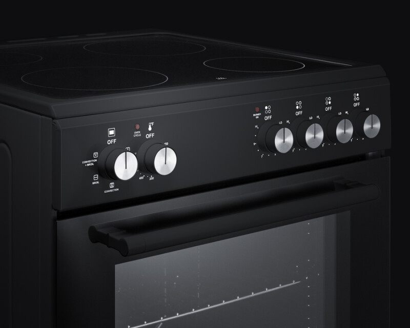 24" Wide Electric Smooth-Top Range REXT24BL