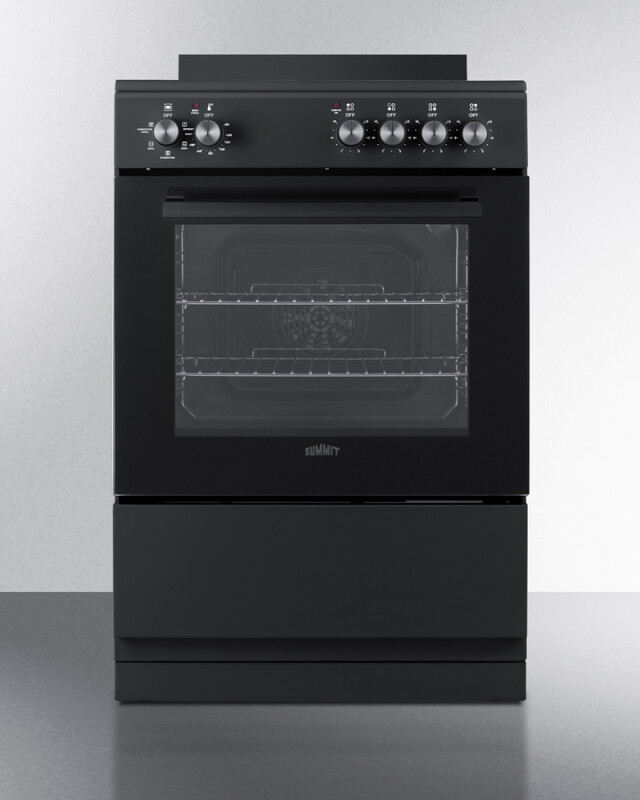 24" Wide Electric Smooth-Top Range REXT24BL