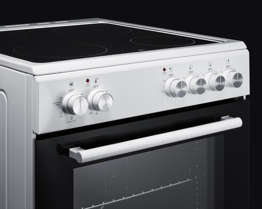 24" Wide Electric Smooth-Top Range view 3