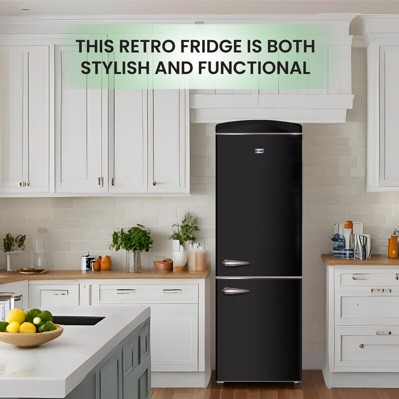 Conserv 24in RETRO BOTTOM MOUNT 11cf Refrigerator Fast Freeze 110V -- RF132B