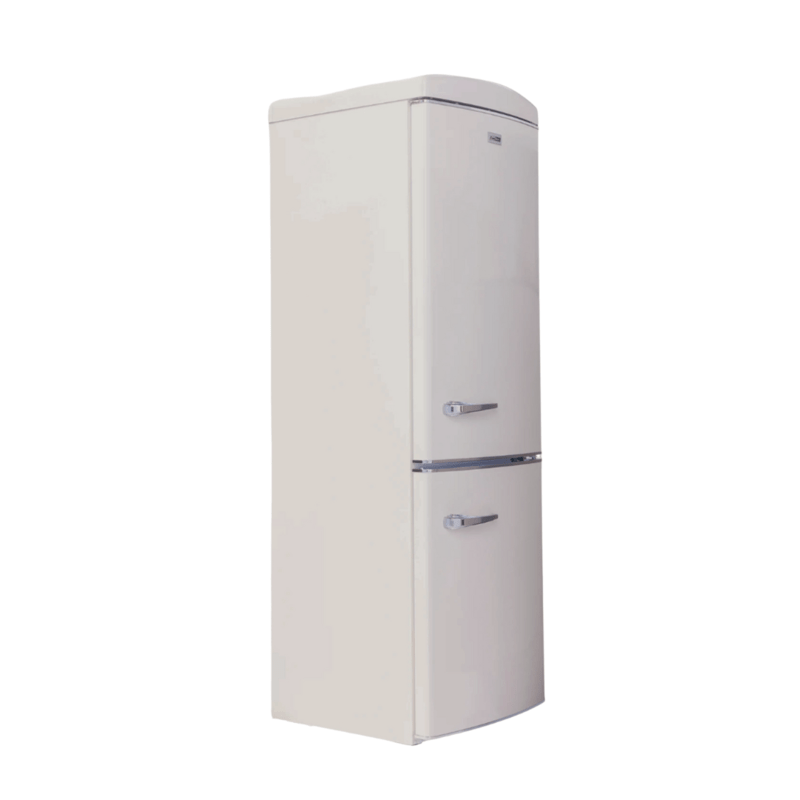 Conserv 24in RETRO BOTTOM MOUNT 11cf Refrigerator Fast Freeze 110V -- Cream RF132C