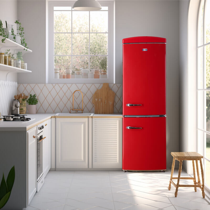 Conserv 24in RETRO BOTTOM MOUNT 11cf Refrigerator Fast Freeze 110V -- RF132R