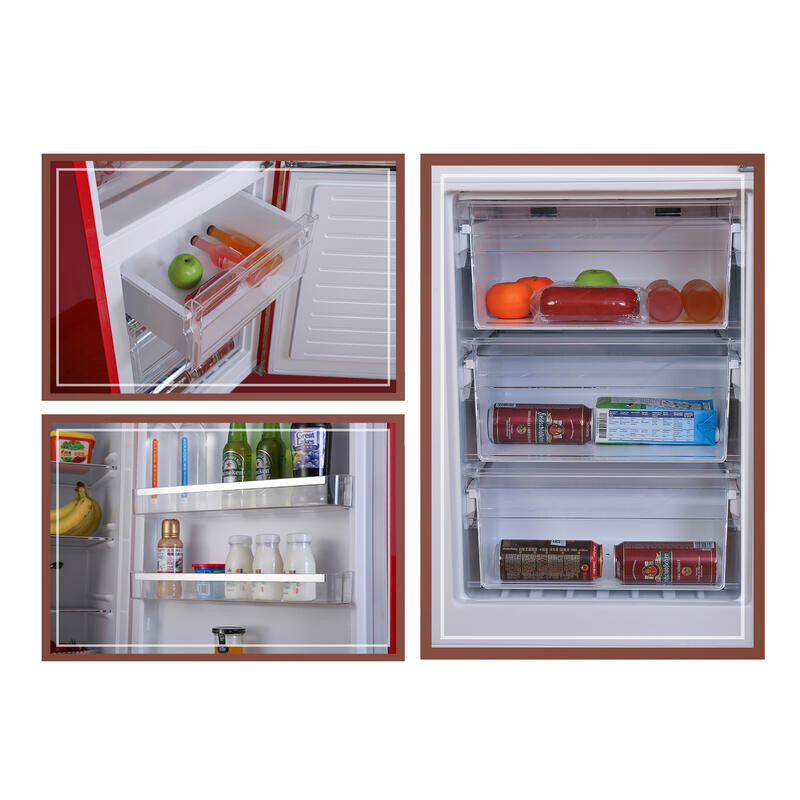 Conserv 24in RETRO BOTTOM MOUNT 11cf Refrigerator Fast Freeze 110V -- RF132R