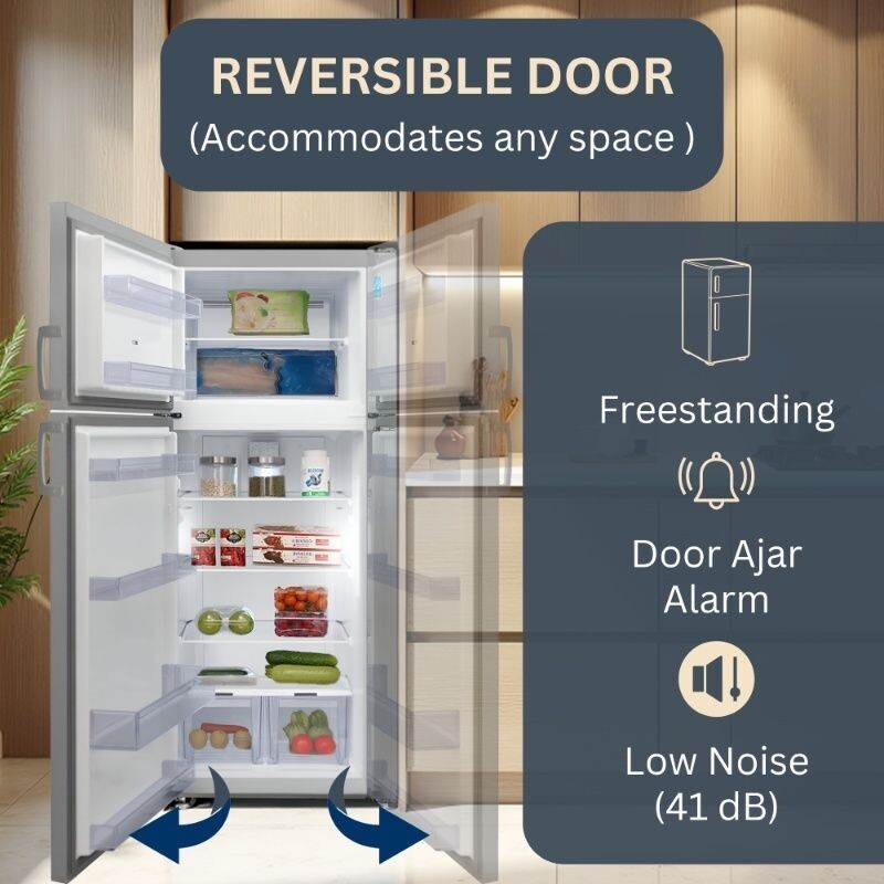 14.3 cf Refrigerator-Freezer Top Mount Frost Free E-Star Europe RF142S