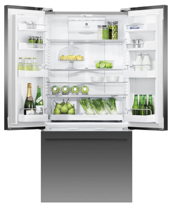 Freestanding French Door Refrigerator, 31", 16.9 cu ft, Ice & Water RF170ADUSB5