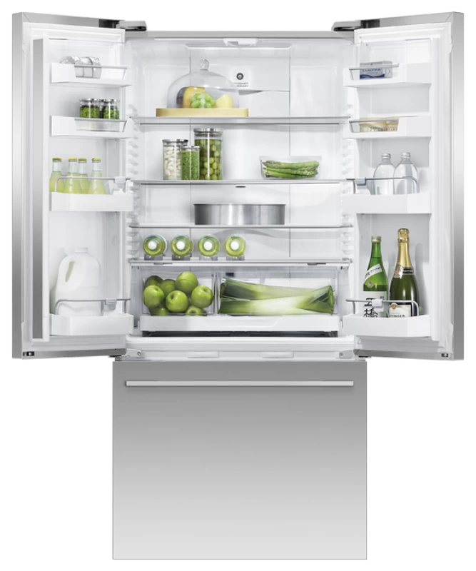 Freestanding French Door Refrigerator Freezer, 32", 17 cu ft view 2