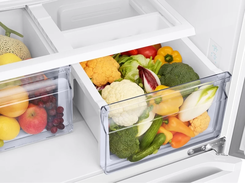 18 cu. ft. Smart Counter Depth 3-Door French Door Refrigerator RF18A5101WWAA, product image 5 of 10