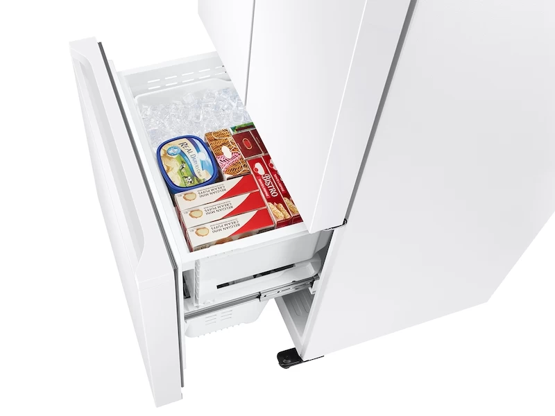 18 cu. ft. Smart Counter Depth 3-Door French Door Refrigerator RF18A5101WWAA, product image 7 of 10
