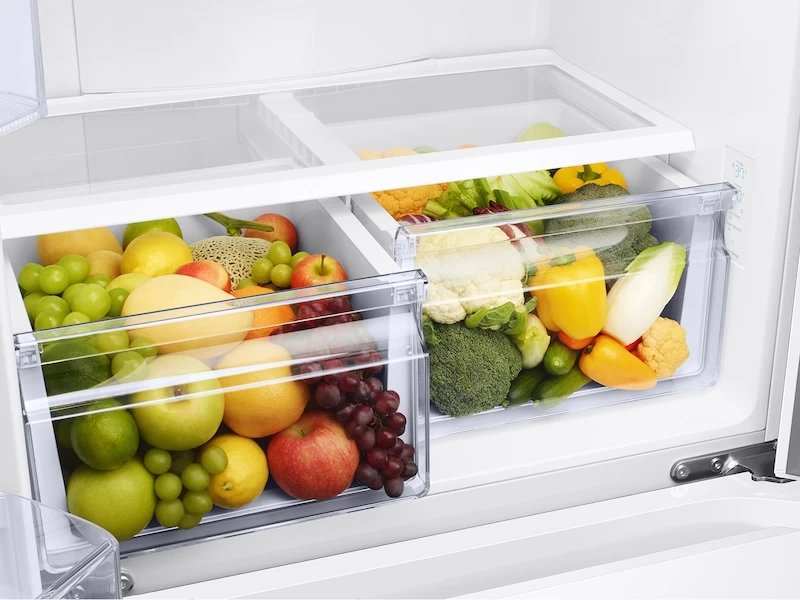 18 cu. ft. Smart Counter Depth 3-Door French Door Refrigerator RF18A5101WWAA, product image 10 of 10