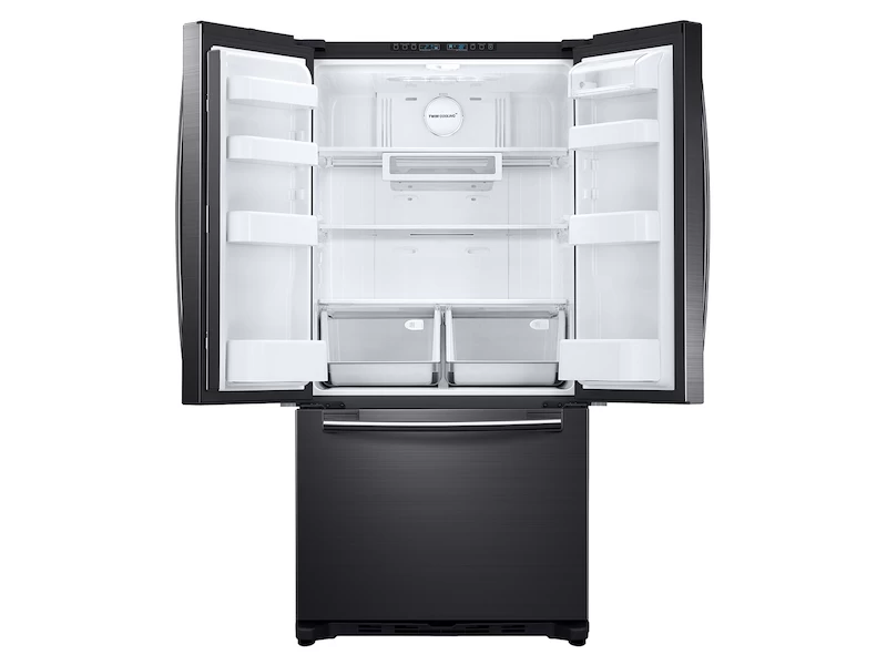 18 cu. ft. Counter Depth French Door Refrigerator in Black Stainless Steel view 3