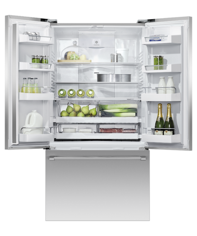 Freestanding French Door Refrigerator Freezer, 36", 20.1 cu ft, Ice RF201ACJSX1