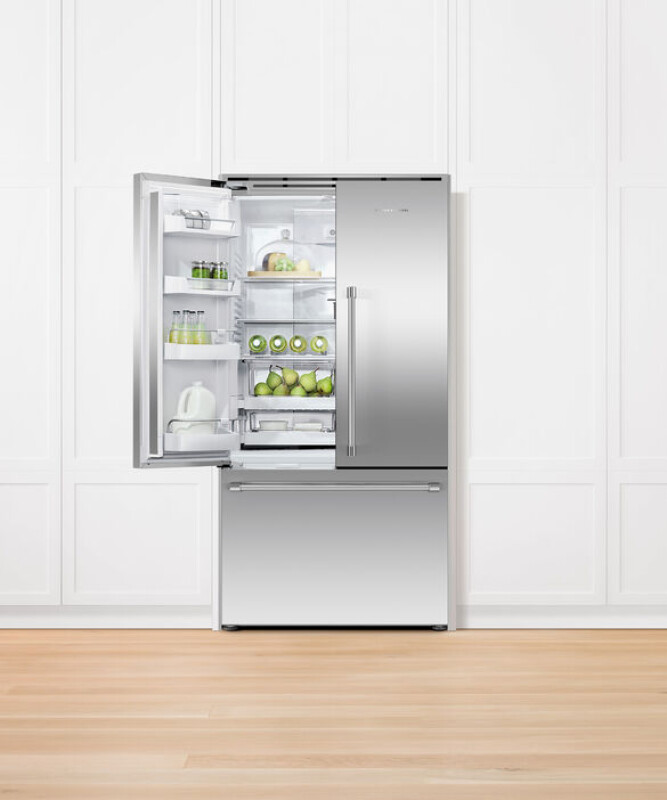 Freestanding French Door Refrigerator Freezer, 36", 20.1 cu ft, Ice RF201ACJSX1