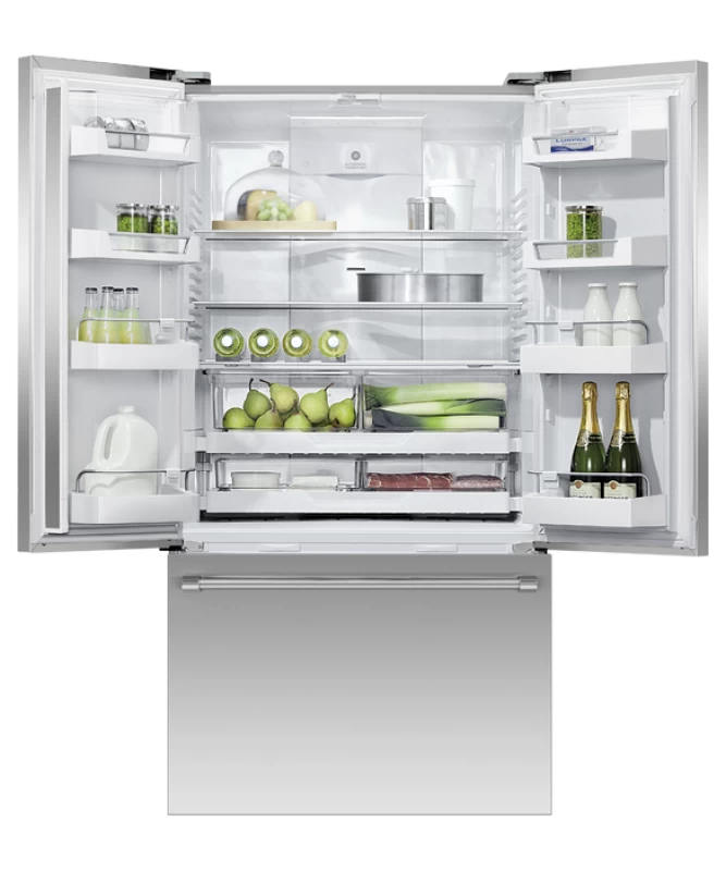 Freestanding French Door Refrigerator Freezer, 36", 20.1 cu ft, Ice RF201ACJSX1N
