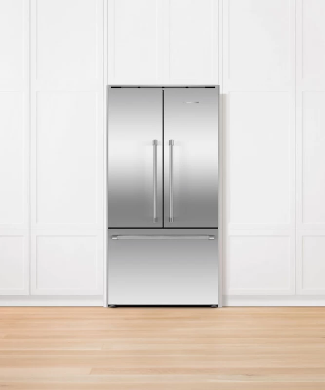 Freestanding French Door Refrigerator Freezer, 36", 20.1 cu ft, Ice RF201ACJSX1N