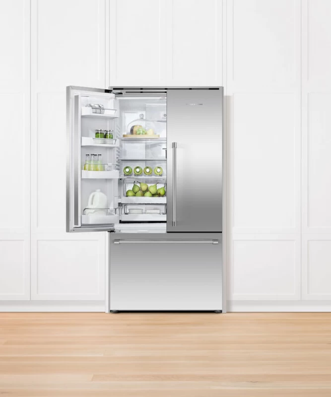 Freestanding French Door Refrigerator Freezer, 36", 20.1 cu ft, Ice RF201ACJSX1N