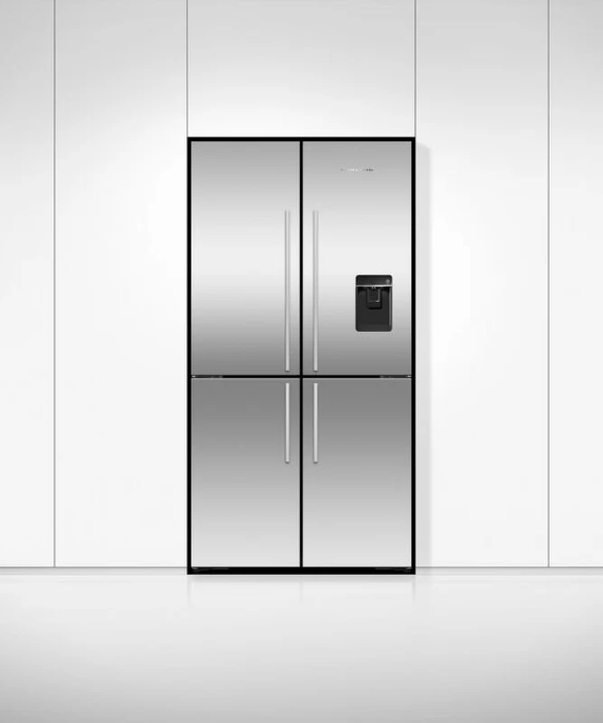 Freestanding Quad Door Refrigerator Freezer, 36", 18.9 cu ft, Ice & Water view 15