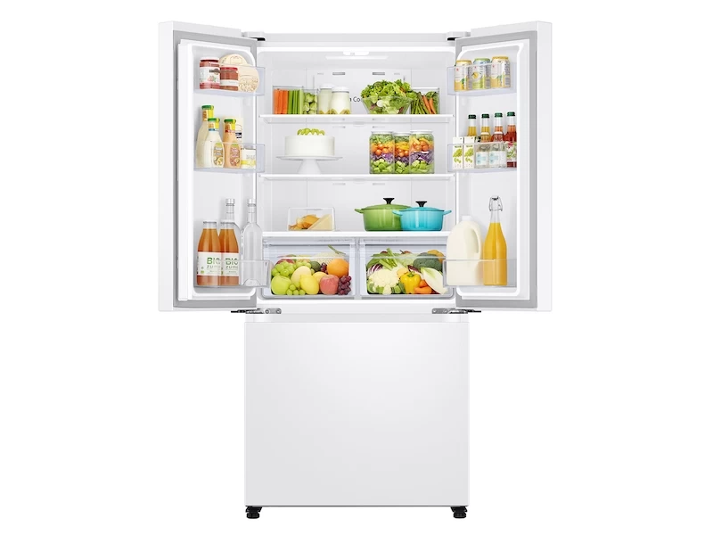 19.5 cu. ft. Smart 3-Door French Door Refrigerator in White RF20A5101WWAA