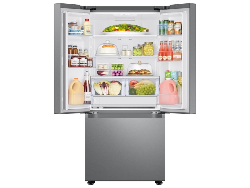 21.6 cu. ft. 30-Inch French Door Refrigerator (White) view 7