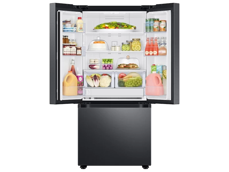 22 cu. ft. Smart 3-Door French Door Refrigerator RF22A4121SG, product image 8 of 10