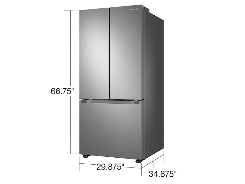 22 cu. ft. Smart 3-Door French Door Refrigerator RF22A4121SR