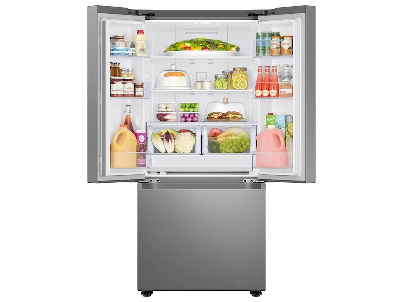 22 cu. ft. Smart 3-Door French Door Refrigerator RF22A4121SR