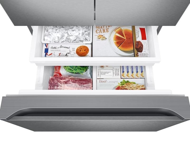 22 cu. ft. Smart 3-Door French Door Refrigerator RF22A4121SR