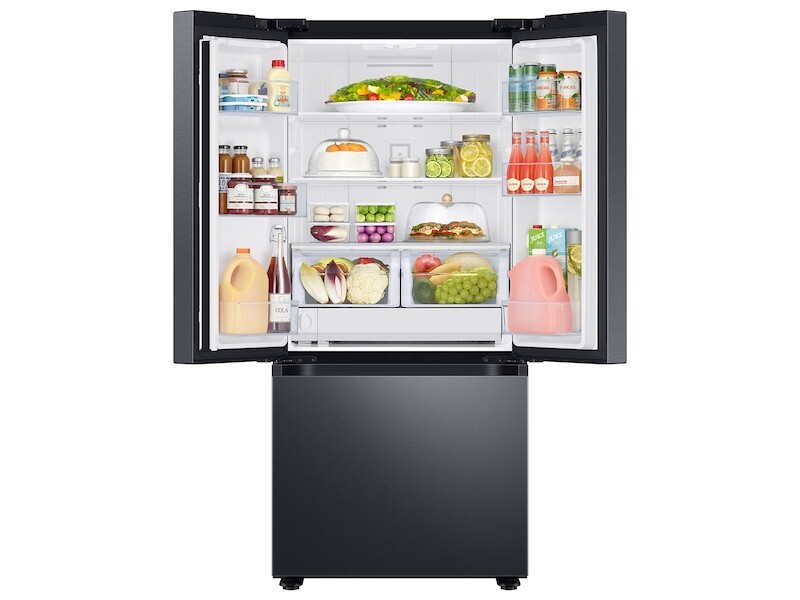 22 cu. ft. Smart 3-Door French Door Refrigerator with External Water Dispenser RF22A4221SGAA, product image 4 of 10