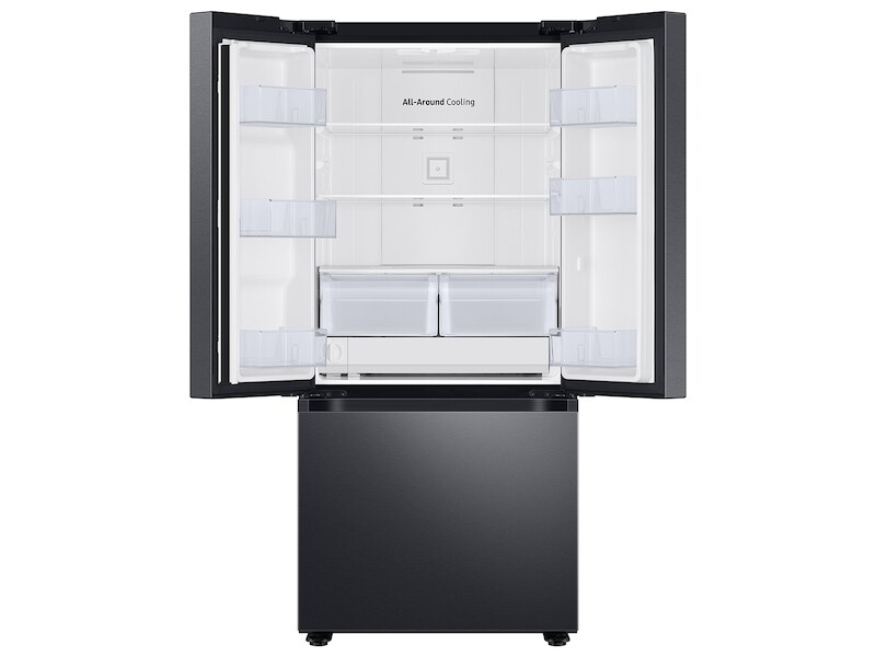 22 cu. ft. Smart 3-Door French Door Refrigerator with External Water Dispenser RF22A4221SGAA, product image 3 of 10