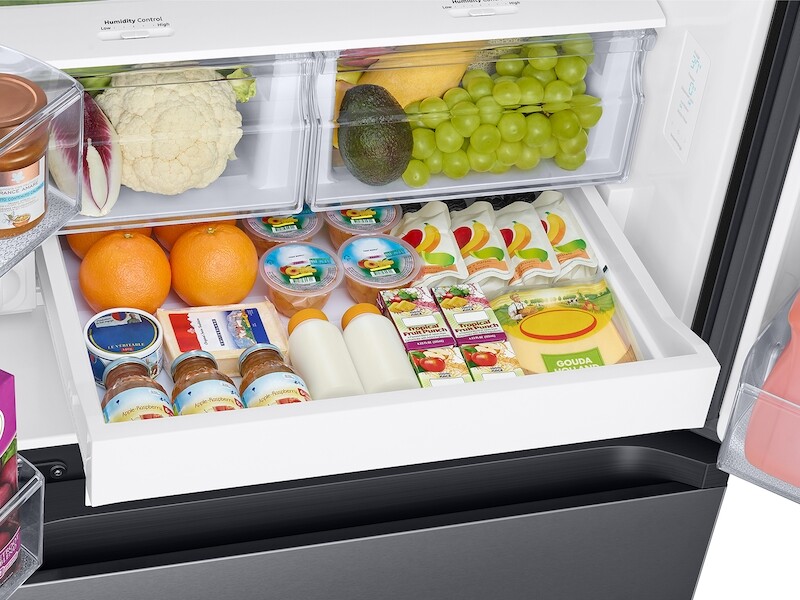 22 cu. ft. Smart 3-Door French Door Refrigerator with External Water Dispenser RF22A4221SGAA, product image 6 of 10