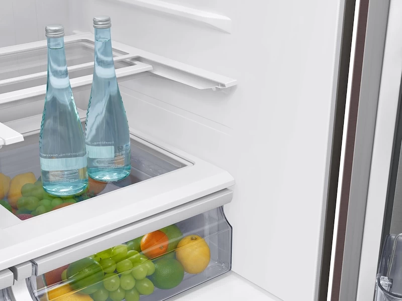 22 cu. ft. 4-Door French Door, Counter Depth Refrigerator with 21.5” Touch Screen Family Hub RF22R7551DTAA