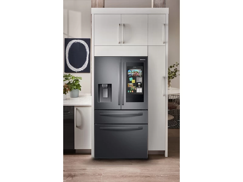 22 cu. ft. 4-Door French Door, Counter Depth Refrigerator with 21.5” Touch Screen Family Hub RF22R7551SGAA