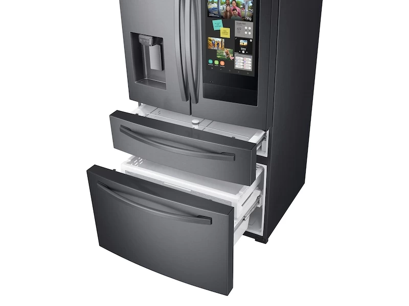22 cu. ft. 4-Door French Door, Counter Depth Refrigerator with 21.5” Touch Screen Family Hub RF22R7551SGAA