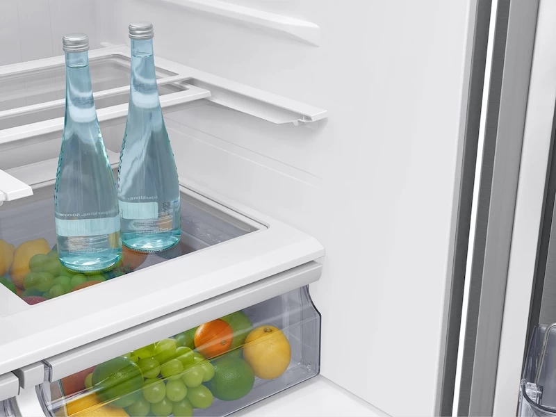 22 cu. ft. 4-Door French Door, Counter Depth Refrigerator with 21.5” Touch Screen Family Hub RF22R7551SRAA