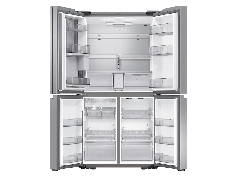 23 cu. ft. Smart Counter Depth 4-Door Flex Refrigerator with Beverage Center and Dual Ice Maker RF23A9671SRAA