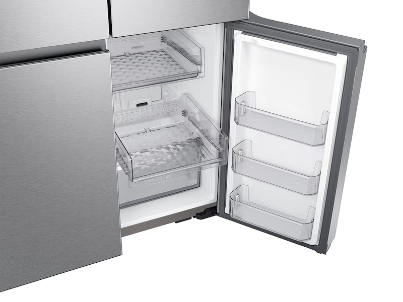 23 cu. ft. Smart Counter Depth 4-Door Flex Refrigerator with Beverage Center and Dual Ice Maker RF23A9671SRAA