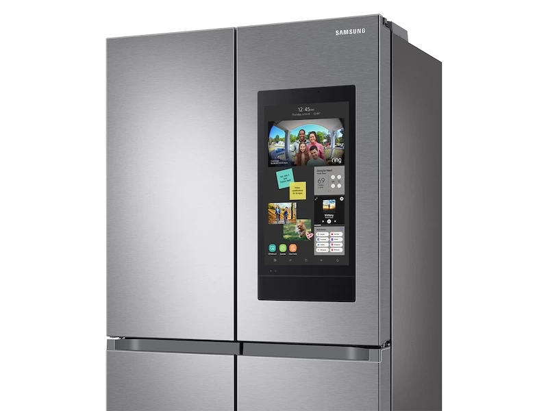 23 cu. ft. Smart Counter Depth 4-Door Flex refrigerator with Family Hub™ and Beverage Center RF23A9771SRAA