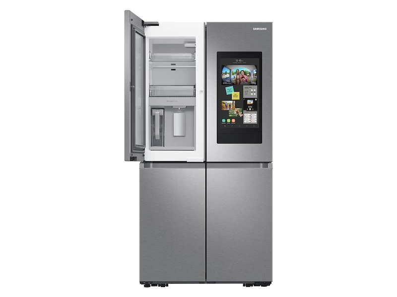 23 cu. ft. Smart Counter Depth 4-Door Flex refrigerator with Family Hub™ and Beverage Center RF23A9771SRAA