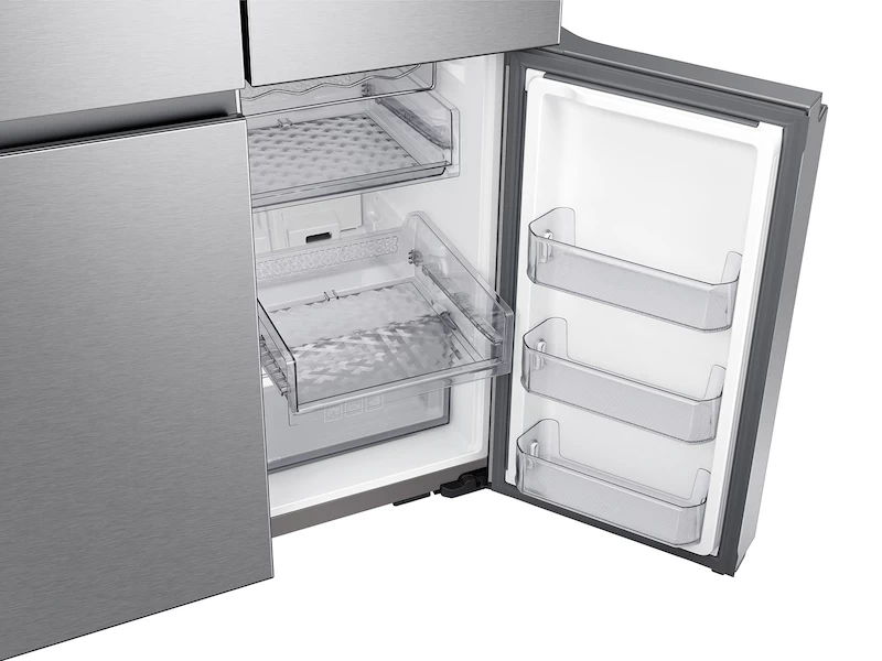 23 cu. ft. Smart Counter Depth 4-Door Flex refrigerator with Family Hub™ and Beverage Center RF23A9771SRAA