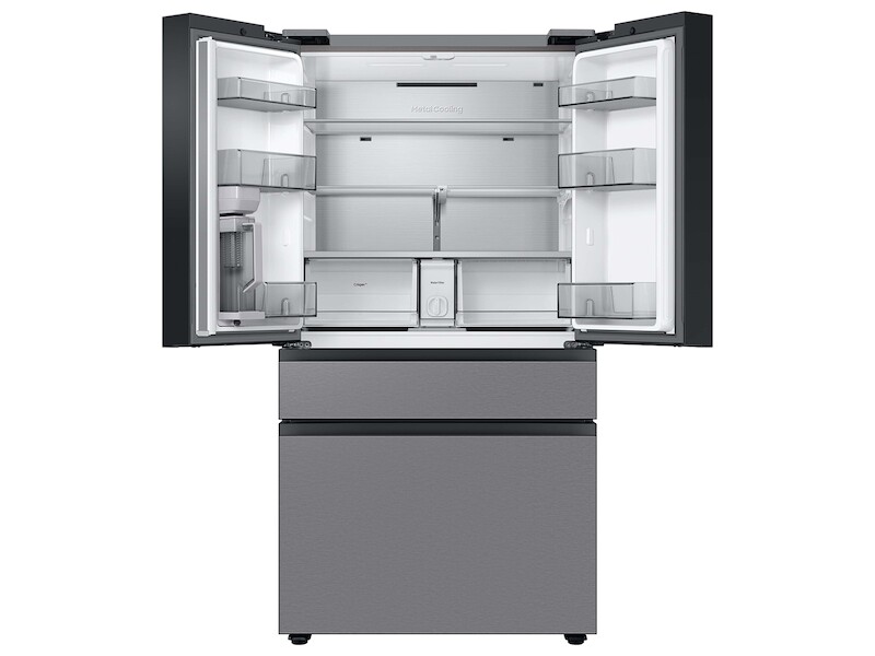 Bespoke 4-Door French Door Refrigerator (23 cu. ft.) with AutoFill Water Pitcher and Customizable Door Panel Colors RF23BB8200APAA, product image 2 of 11