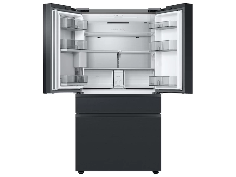 Bespoke 4-Door French Door Refrigerator (23 cu. ft.) – with Top Left and Family Hub Panel RF23BB89008MAA