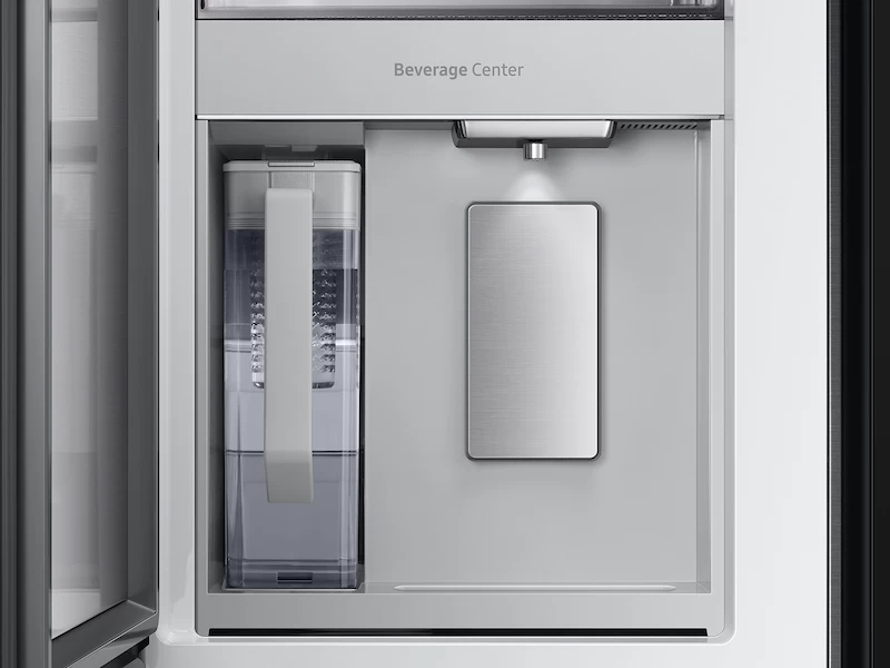Bespoke 4-Door French Door Refrigerator (23 cu. ft.) – with Top Left and Family Hub Panel RF23BB89008MAA