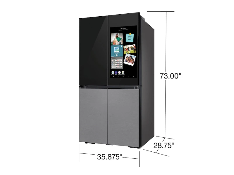 23 Cu. Ft. Counter Depth 4-Door Flex with Family Hub+ RF23CB9900QKAA
