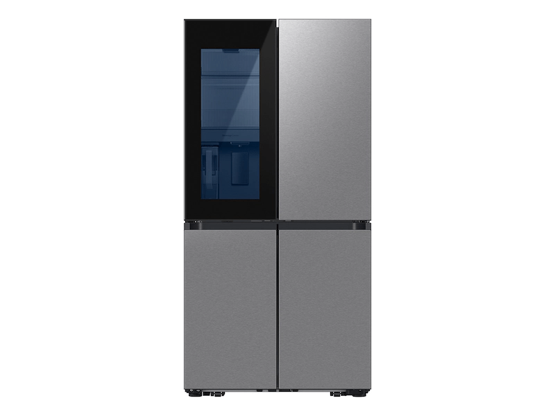Samsung Bespoke Counter Depth 4-Door Flex™ Refrigerator (23 cu. ft.) with Beverage Zone™ and Auto Open Door in Stainless Steel Stainless Steel RF23DB9700QLAA Picture 1