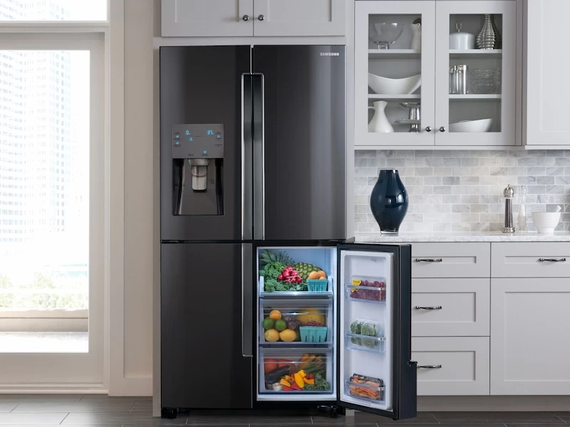23 cu. ft. Counter Depth 4-Door Flex Refrigerator with FlexZone™ RF23J9011SGAA