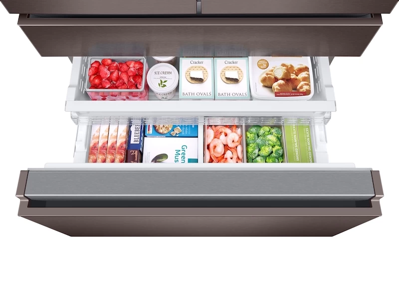 23 cu. ft. Counter Depth 4-Door French Door Refrigerator RF23M8070DTAA